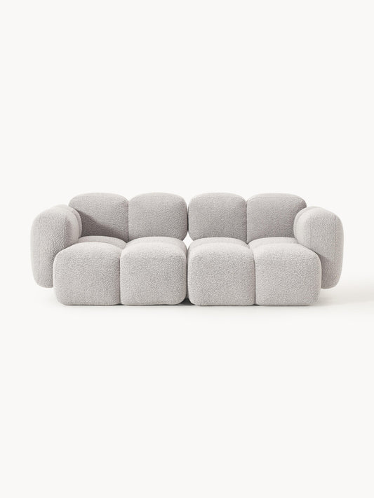 Galeriebild 1 - Modulares Sofa Tayla (3-Sitzer) aus Bouclé