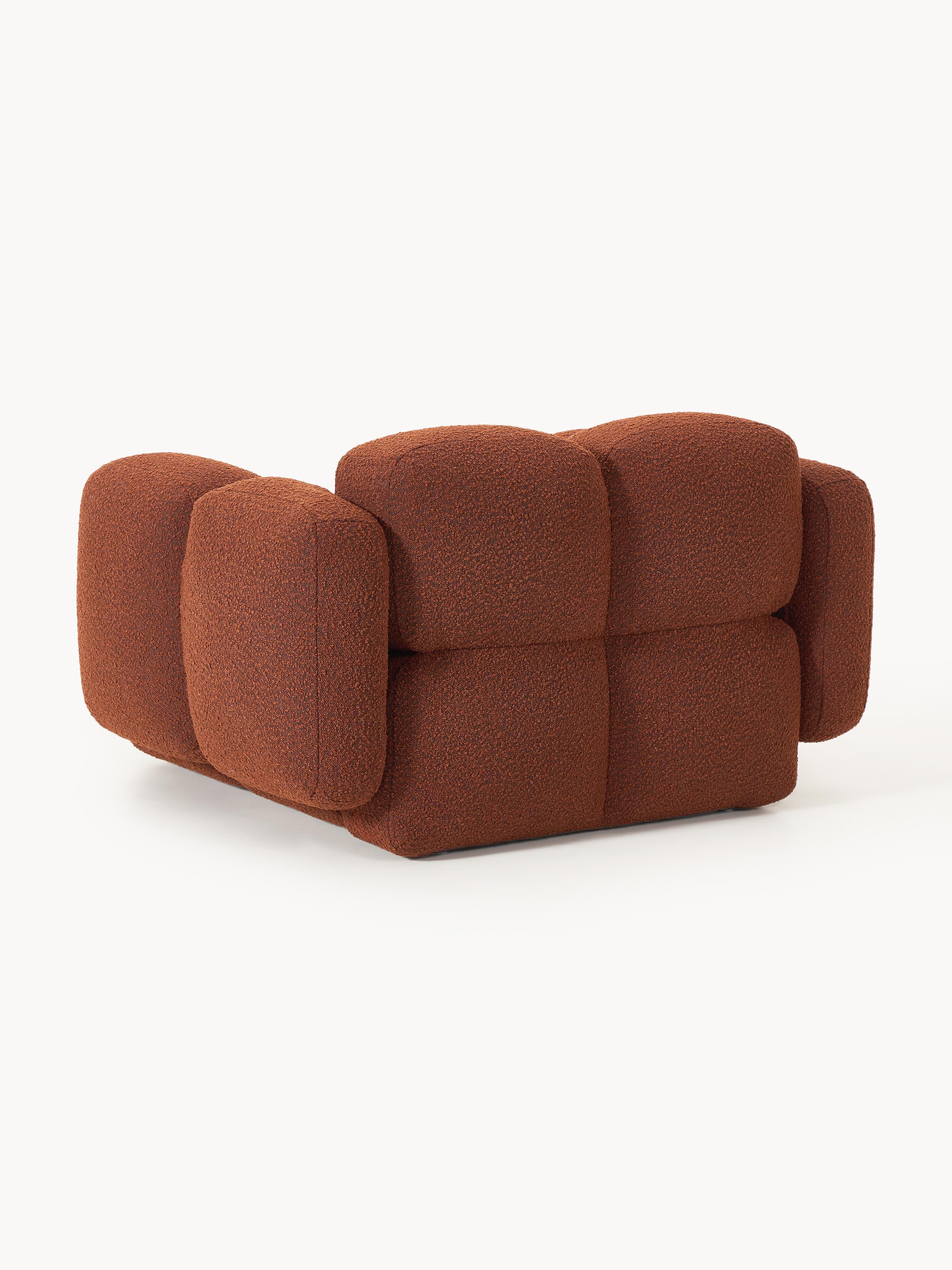 Loungesessel Tayla aus Bouclé