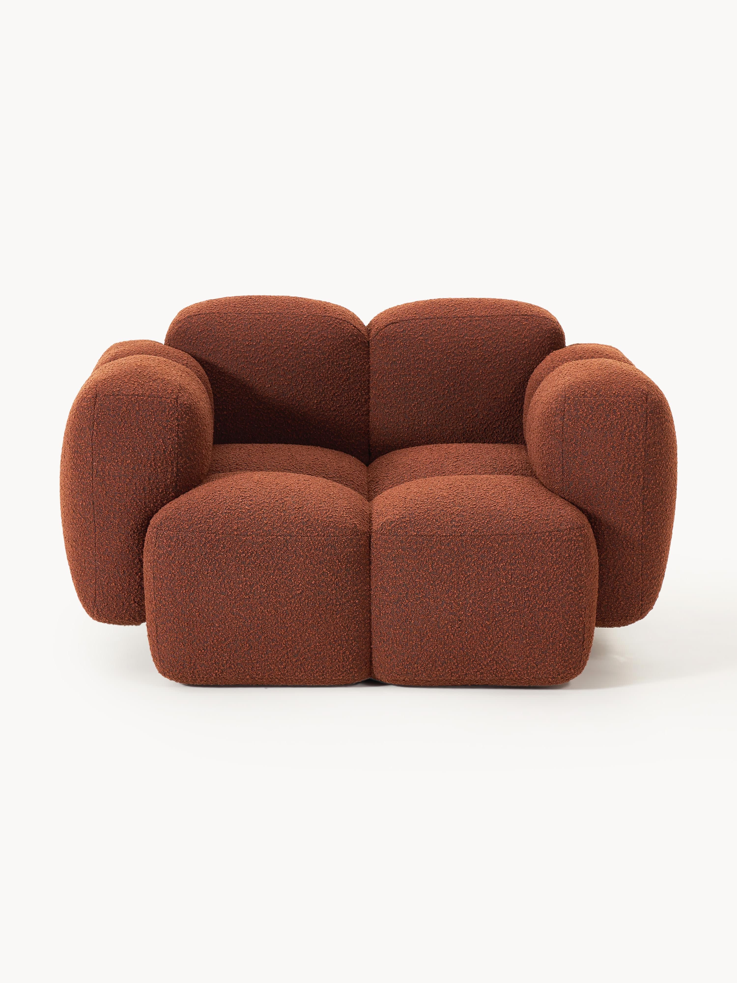 Loungesessel Tayla aus Bouclé