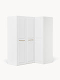 Galeriebild 1 - Modularer Eck-Kleiderschrank Charlotte