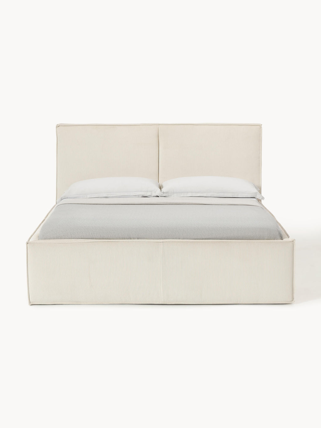 Cord-Polsterbett Dream mit Stauraum