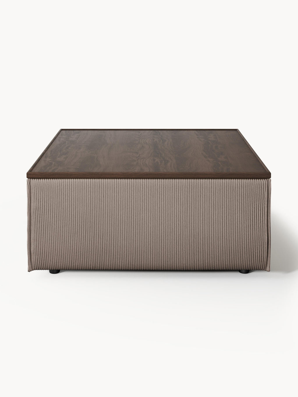 Sofa-Hocker Lennon aus Cord mit Stauraum