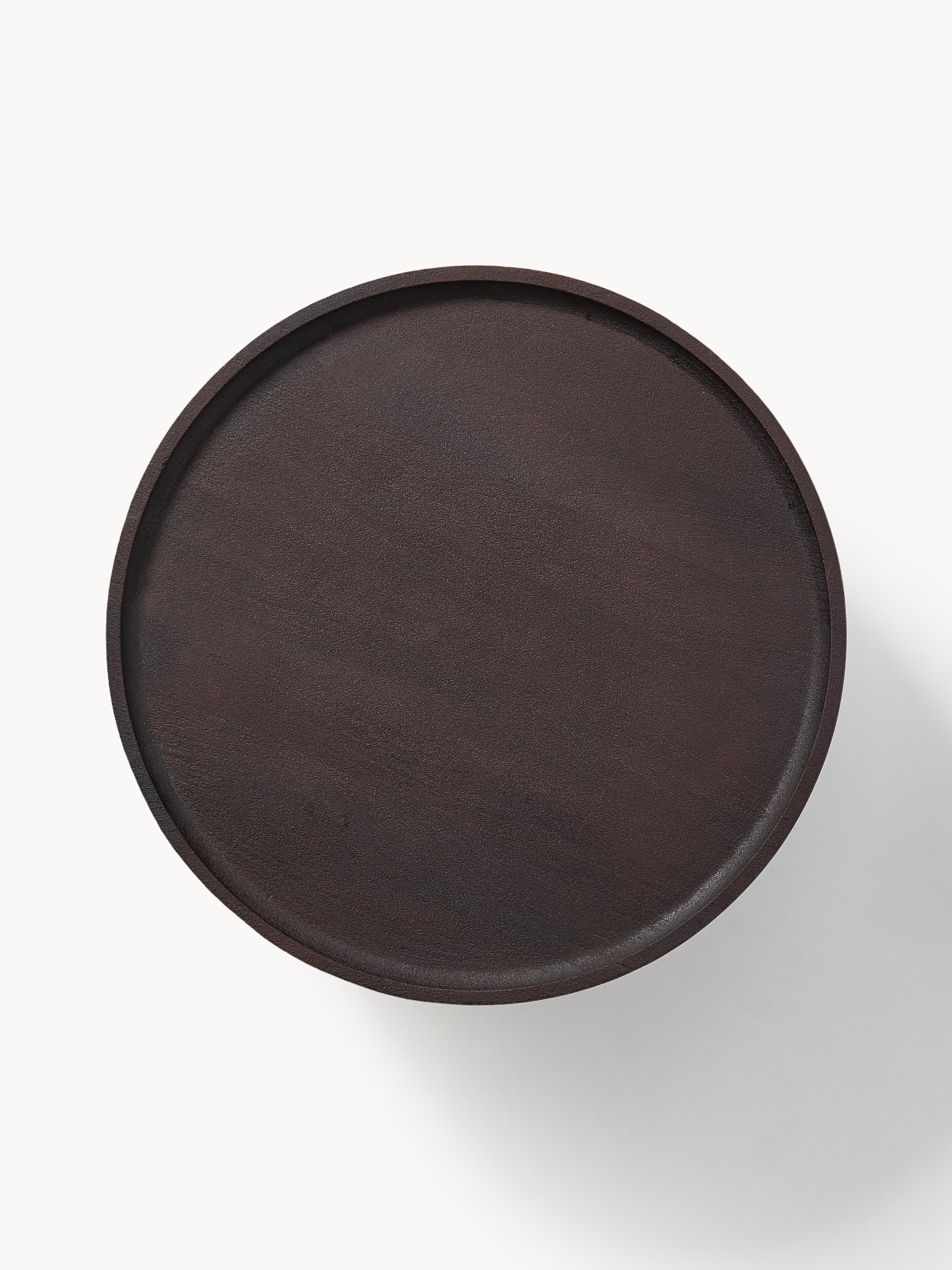 Runder Couchtisch Benno aus Mangoholz