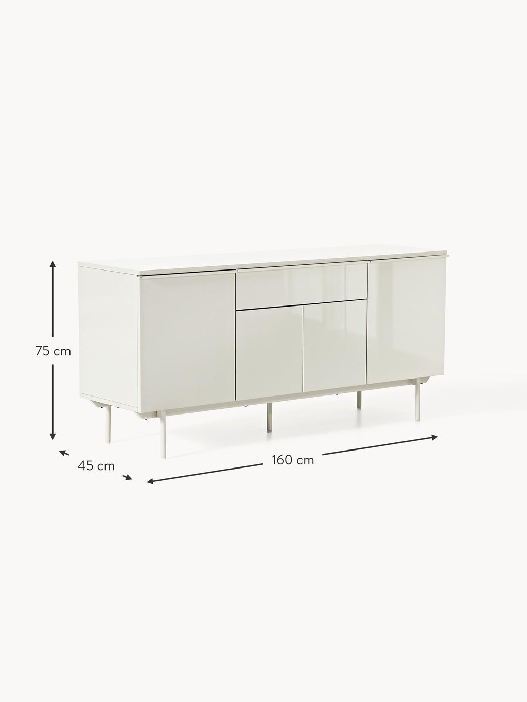 Holz-Sideboard Elona