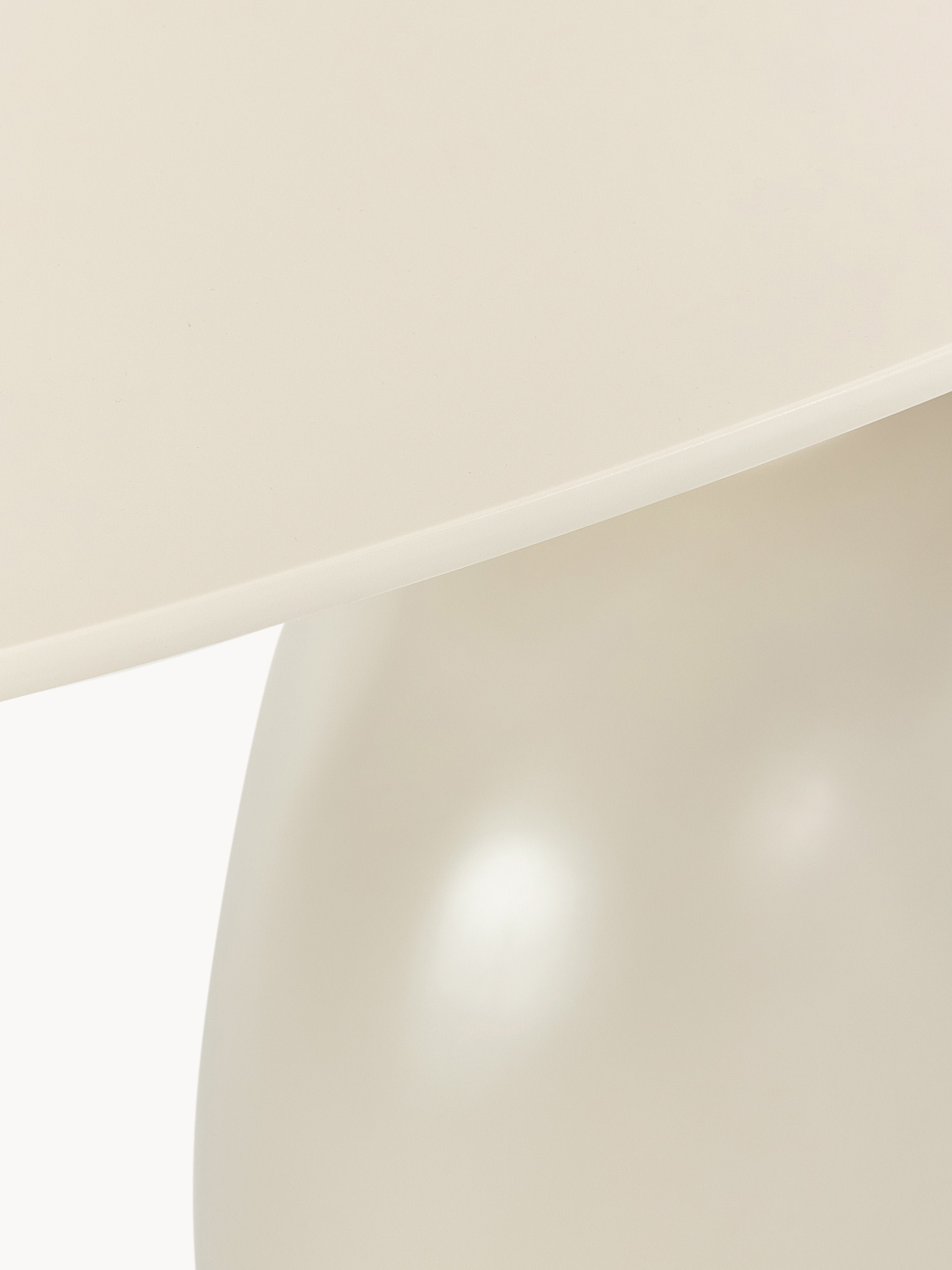 Ovaler Esstisch Sahra mit organischem Design, 180 x 90 cm