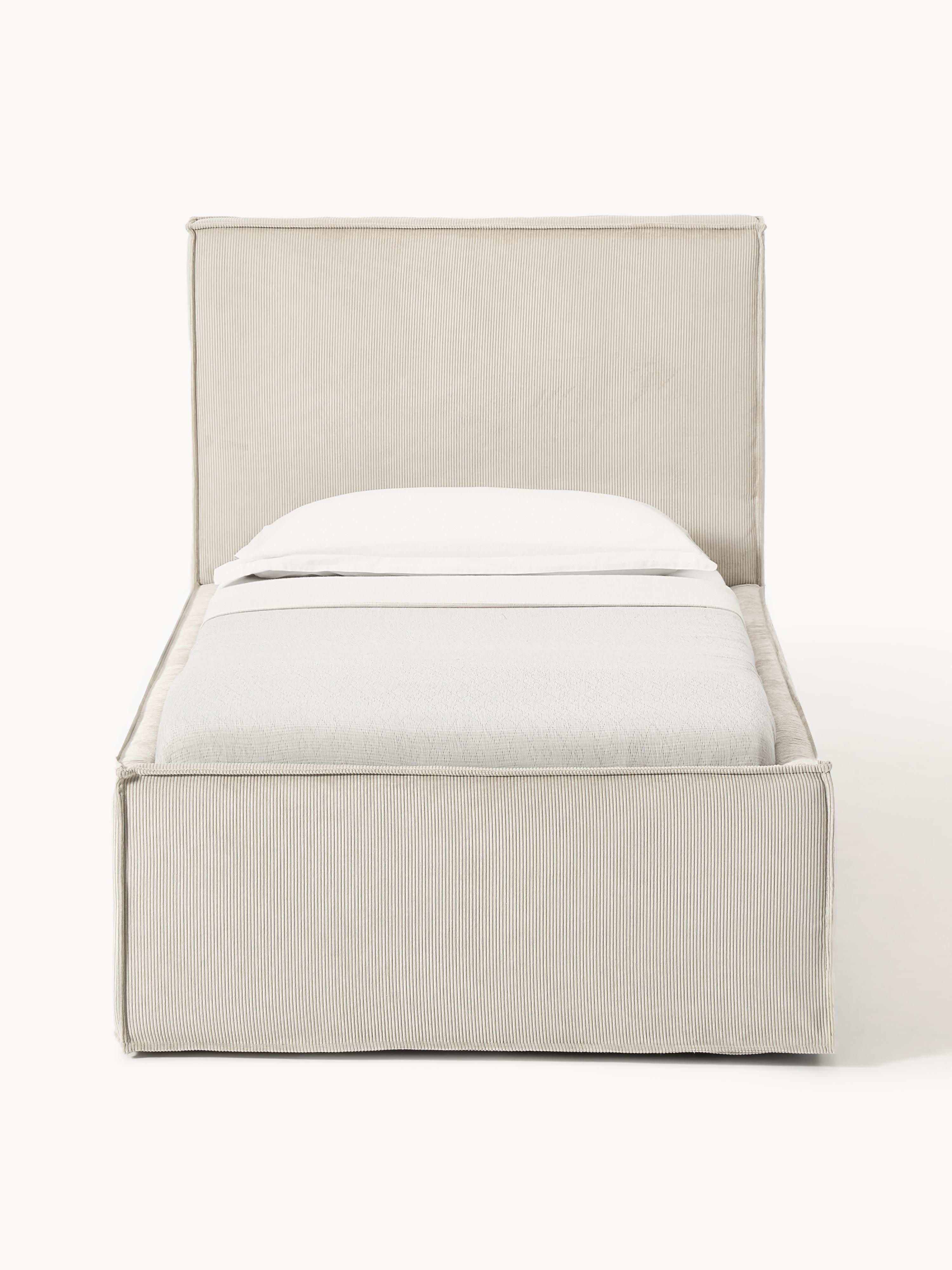 Cord-Einzelbett Dream mit Stauraum