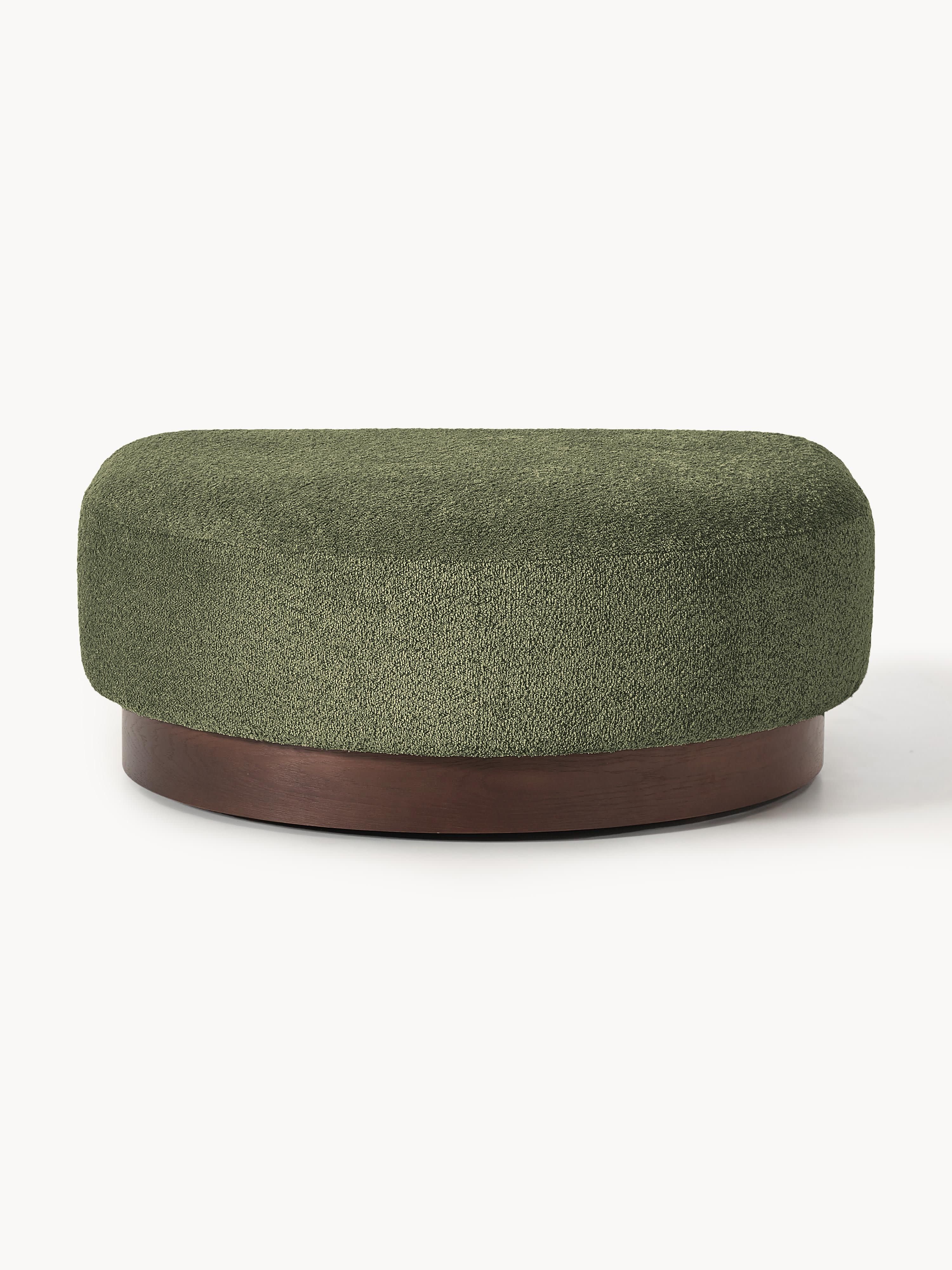 Sofa-Hocker Natalie aus Teddy-Bouclé