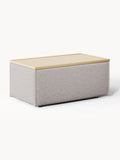Galeriebild 1 - Sofa-Hocker Lennon aus Bouclé mit Stauraum