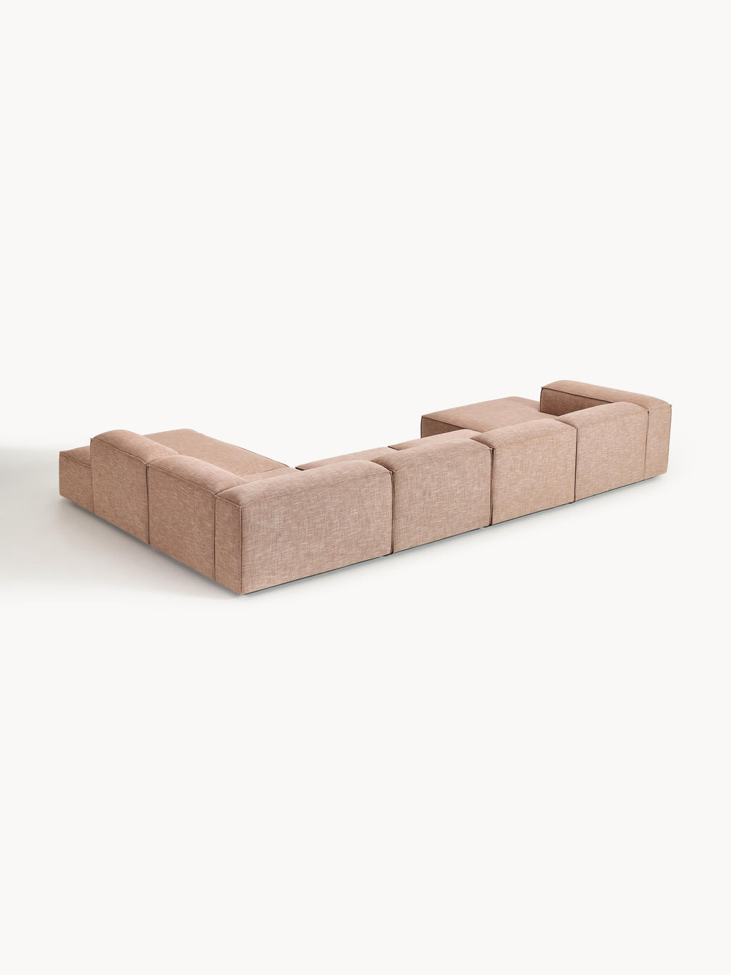 Modulares XL Sofa Lennon aus Leinen-Mix