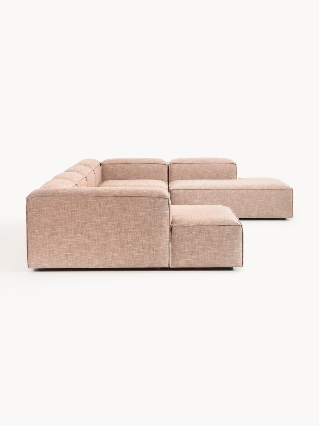 Modulares XL Sofa Lennon aus Leinen-Mix