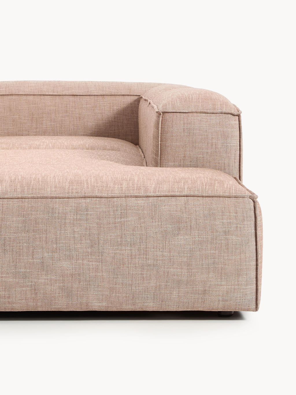 Modulares XL Sofa Lennon aus Leinen-Mix