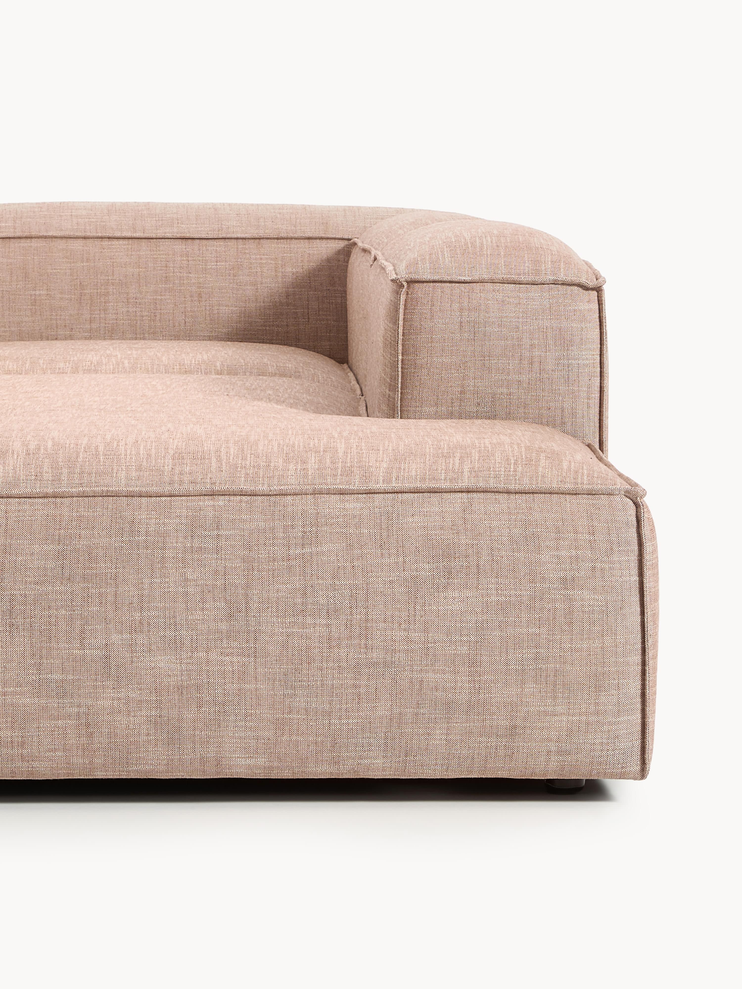 Modulares XL Sofa Lennon aus Leinen-Mix