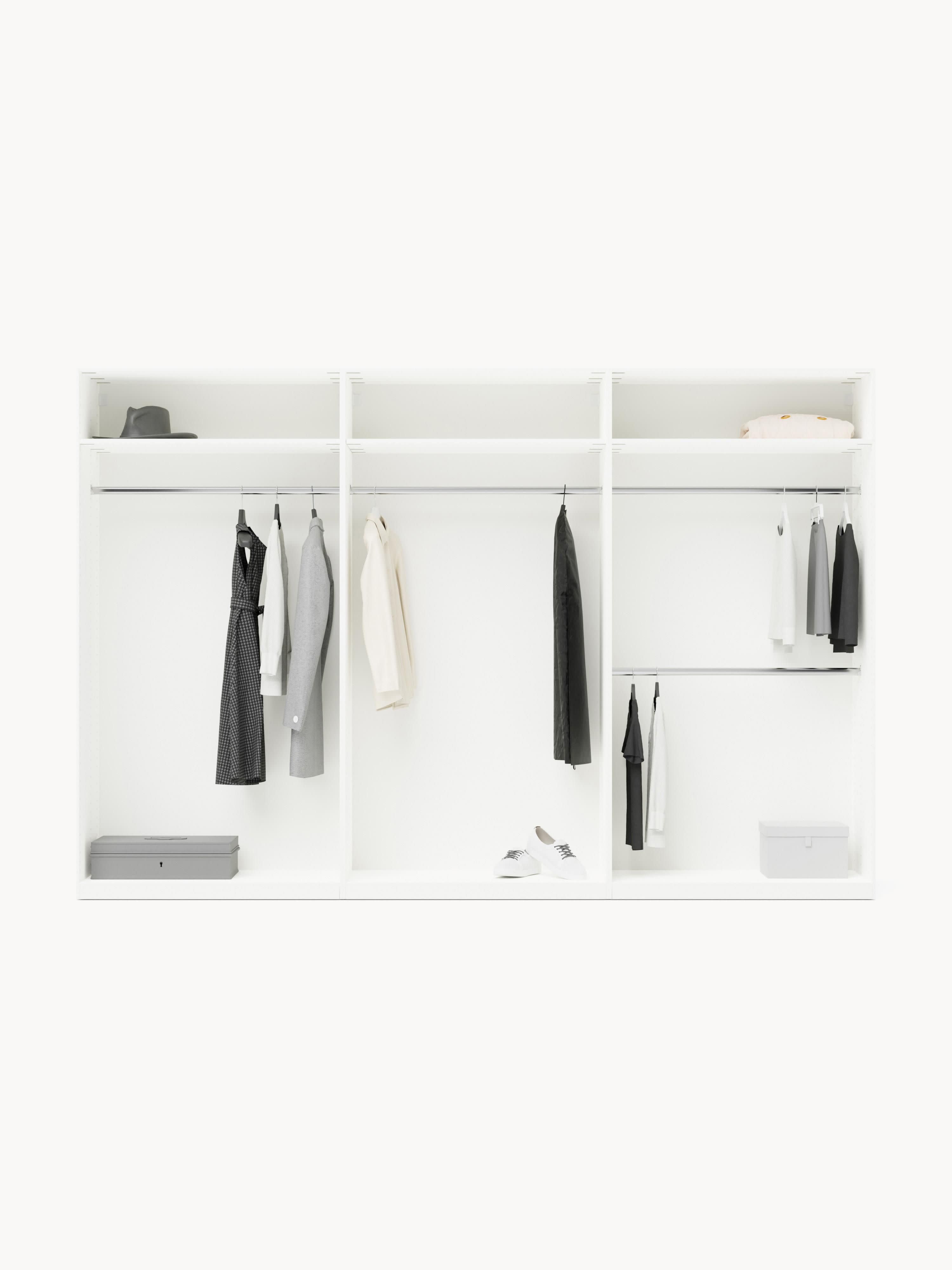 Modularer Drehtürenschrank Simone, 300 cm Breite, in verschiedenen Größen
