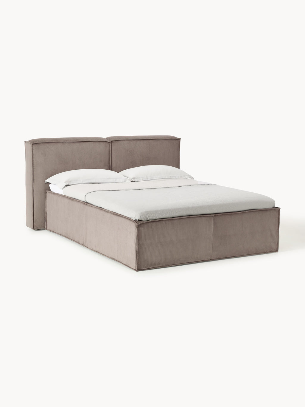 Galeriebild 1 - Cord-Boxspringbett Lennon