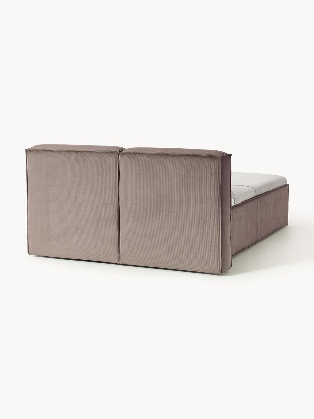 Cord-Boxspringbett Lennon