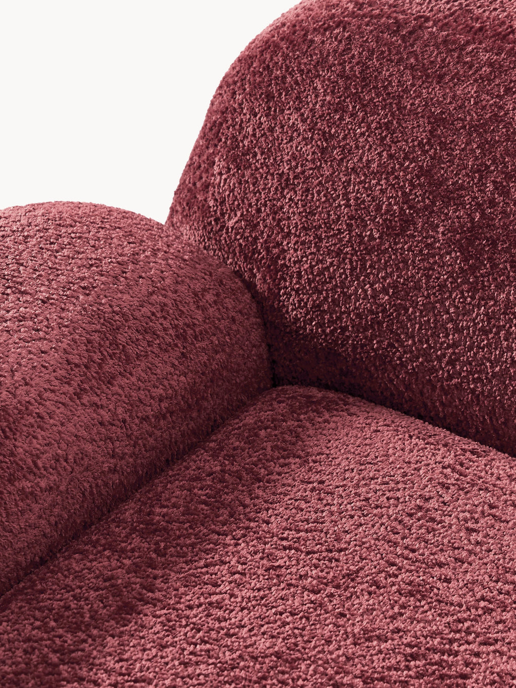 Loungesessel Wolke aus Teddy-Bouclé