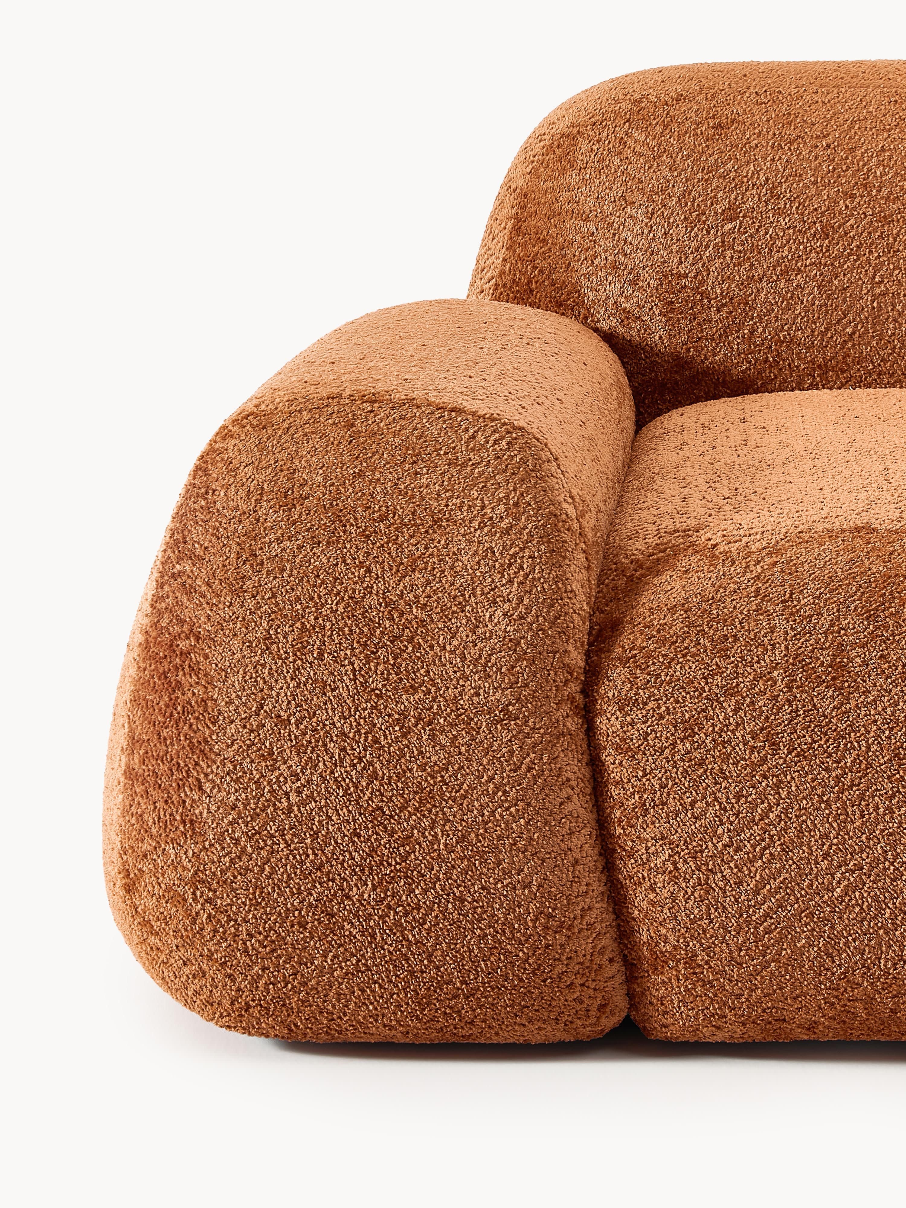Modulares Teddy-Bouclé-Sofa Wolke (4-Sitzer)