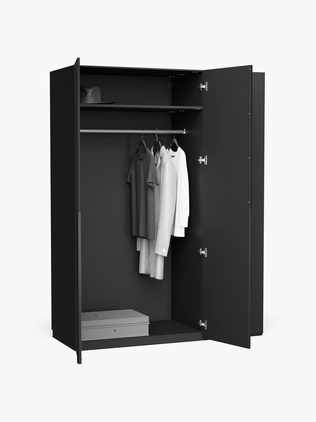 Modular Drehtürenschrank Leon, 150 cm Breite, in verschiedenen Größen