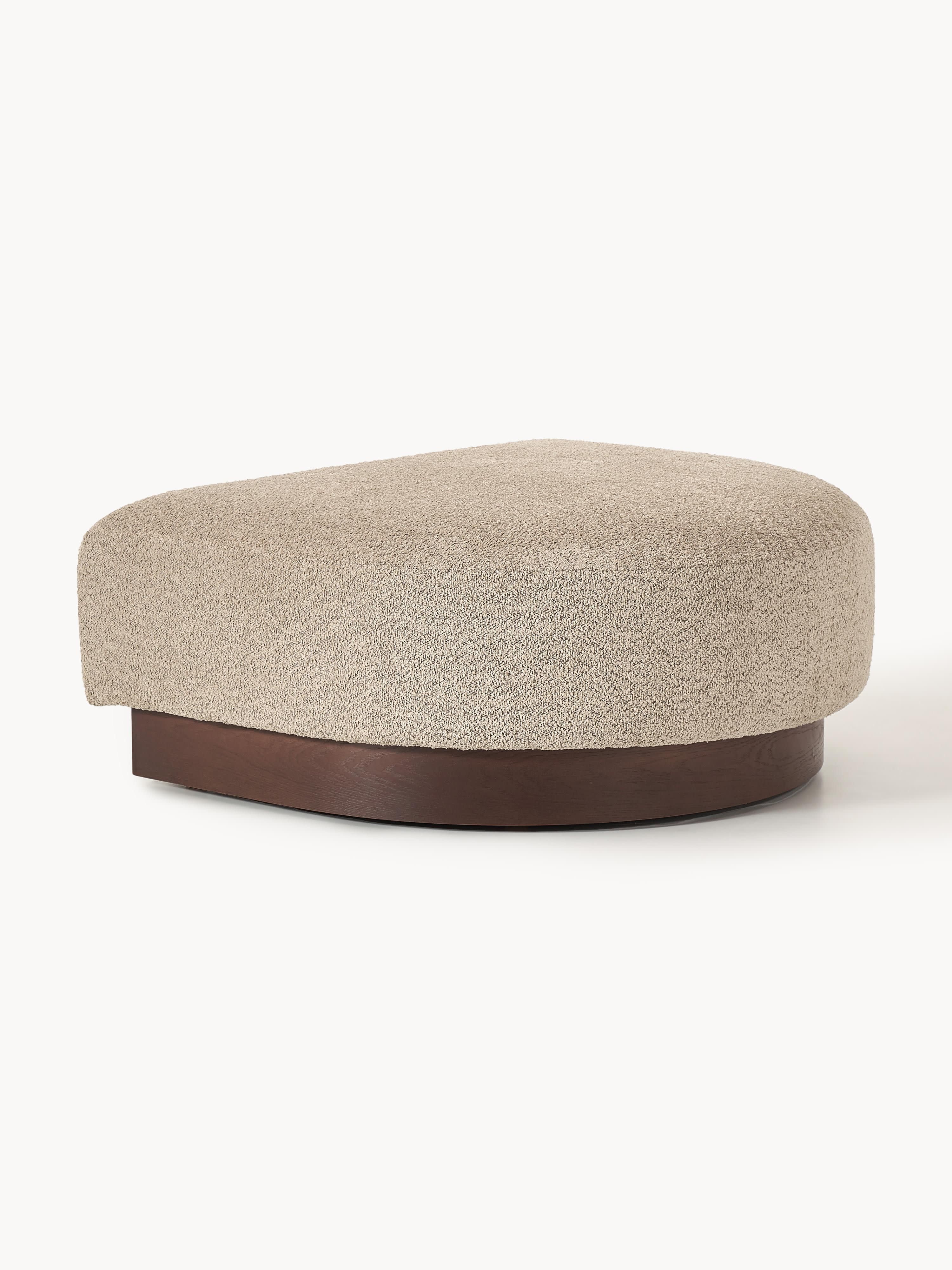 Galeriebild 1 - Sofa-Hocker Natalie aus Teddy-Bouclé