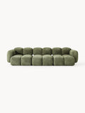 Galeriebild 1 - Modulares Sofa Tayla (4-Sitzer) aus Teddy-Bouclé