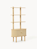 Galeriebild 1 - Schmales Regal Calary mit geriffelter Front