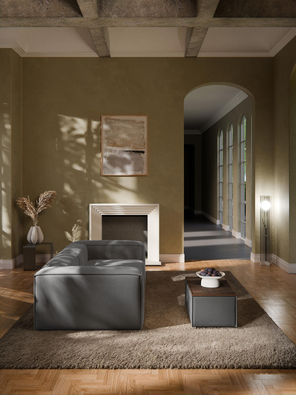 Sofa-Hocker Lennon mit Stauraum