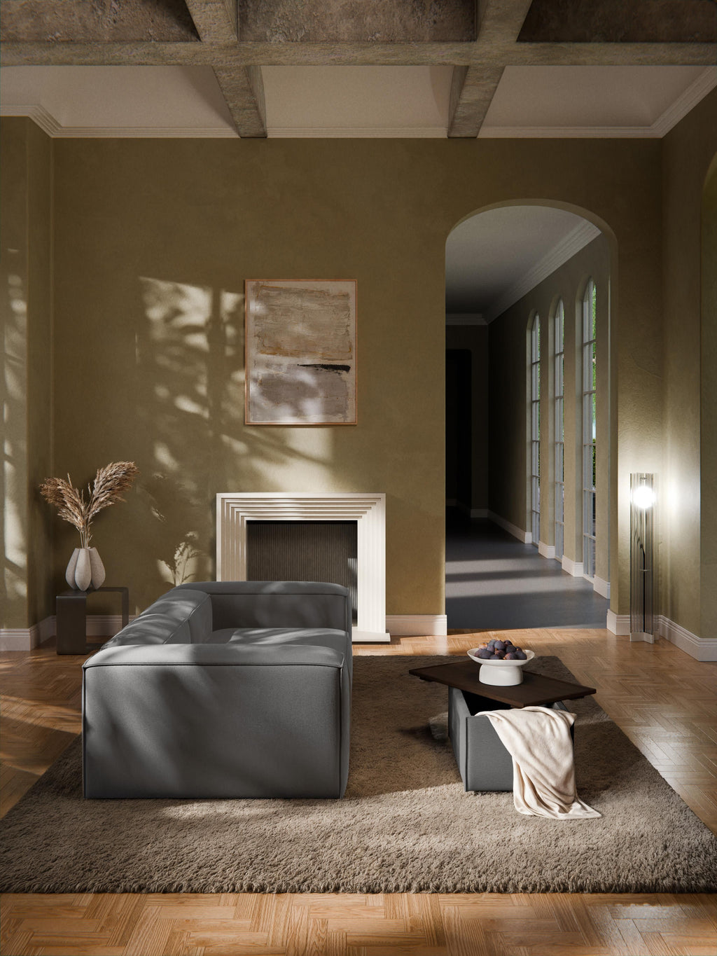 Sofa-Hocker Lennon mit Stauraum