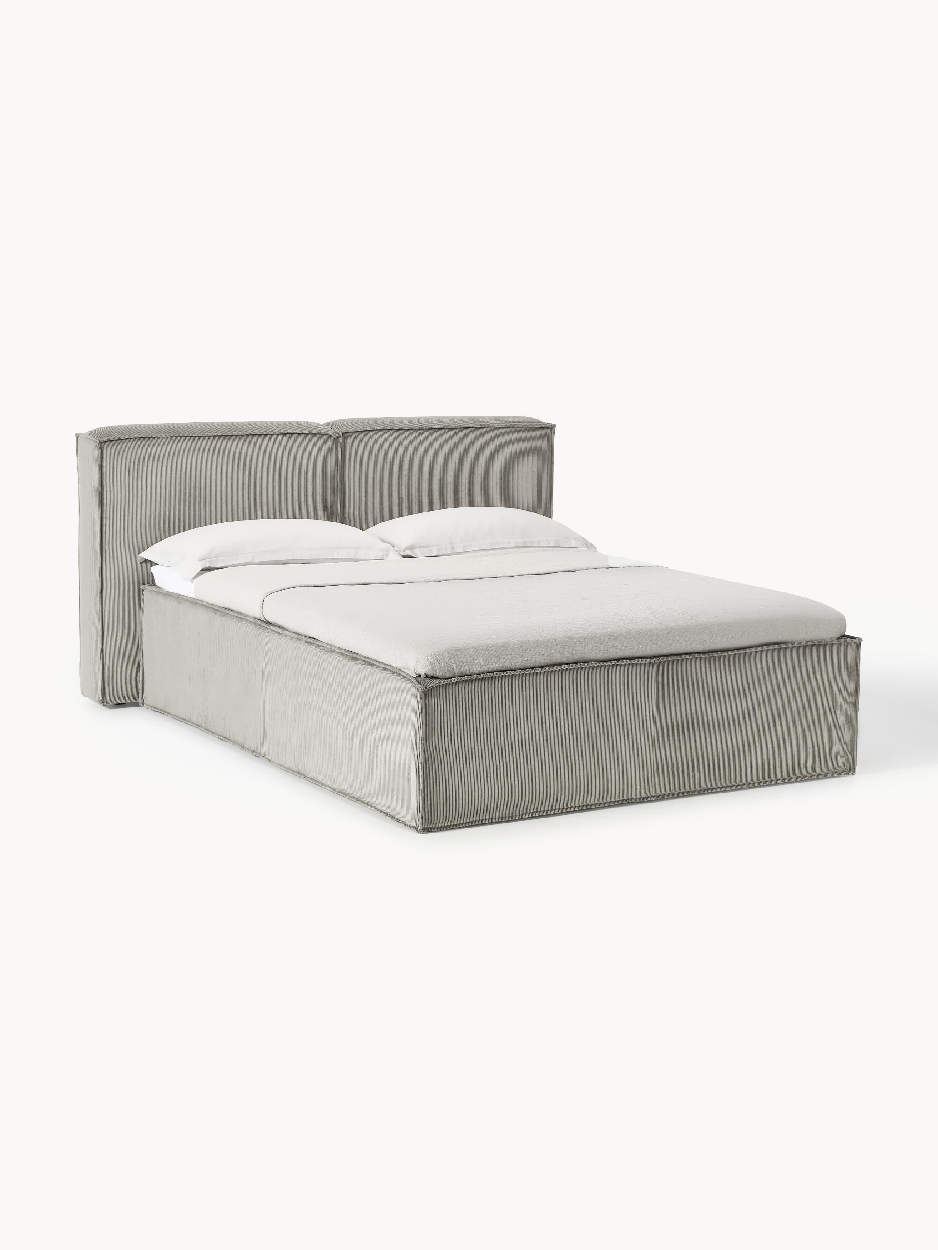 Galeriebild 1 - Cord-Boxspringbett Lennon