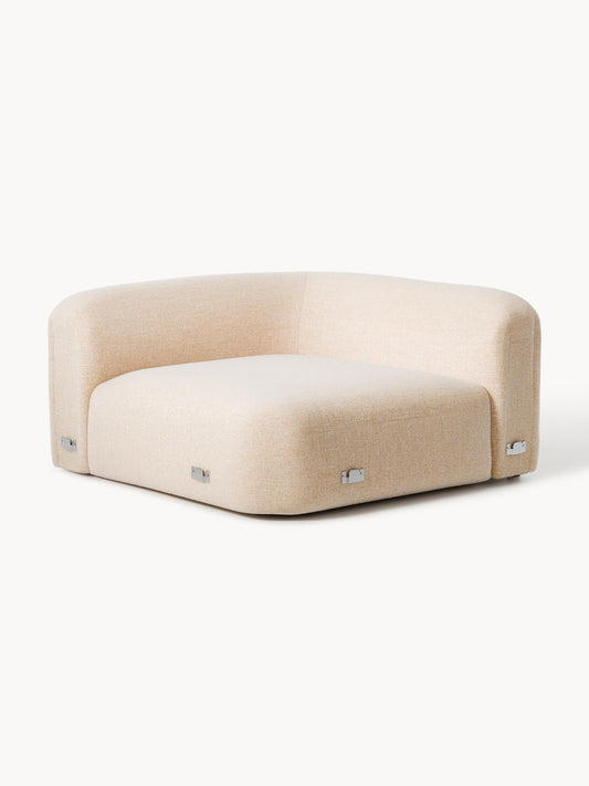 Galeriebild 1 - Rundes Bouclé-Eckmodul Wolke