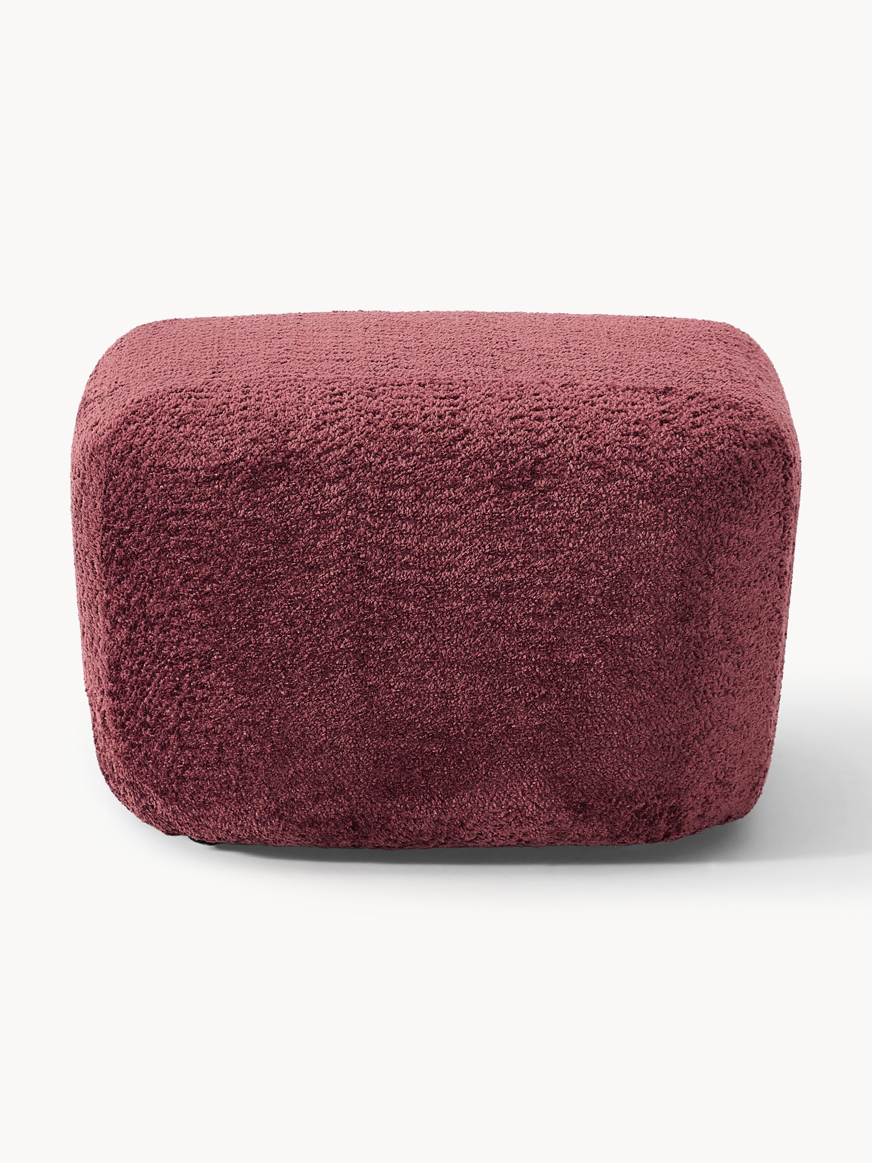 Sofa-Hocker Wolke aus Teddy-Bouclé