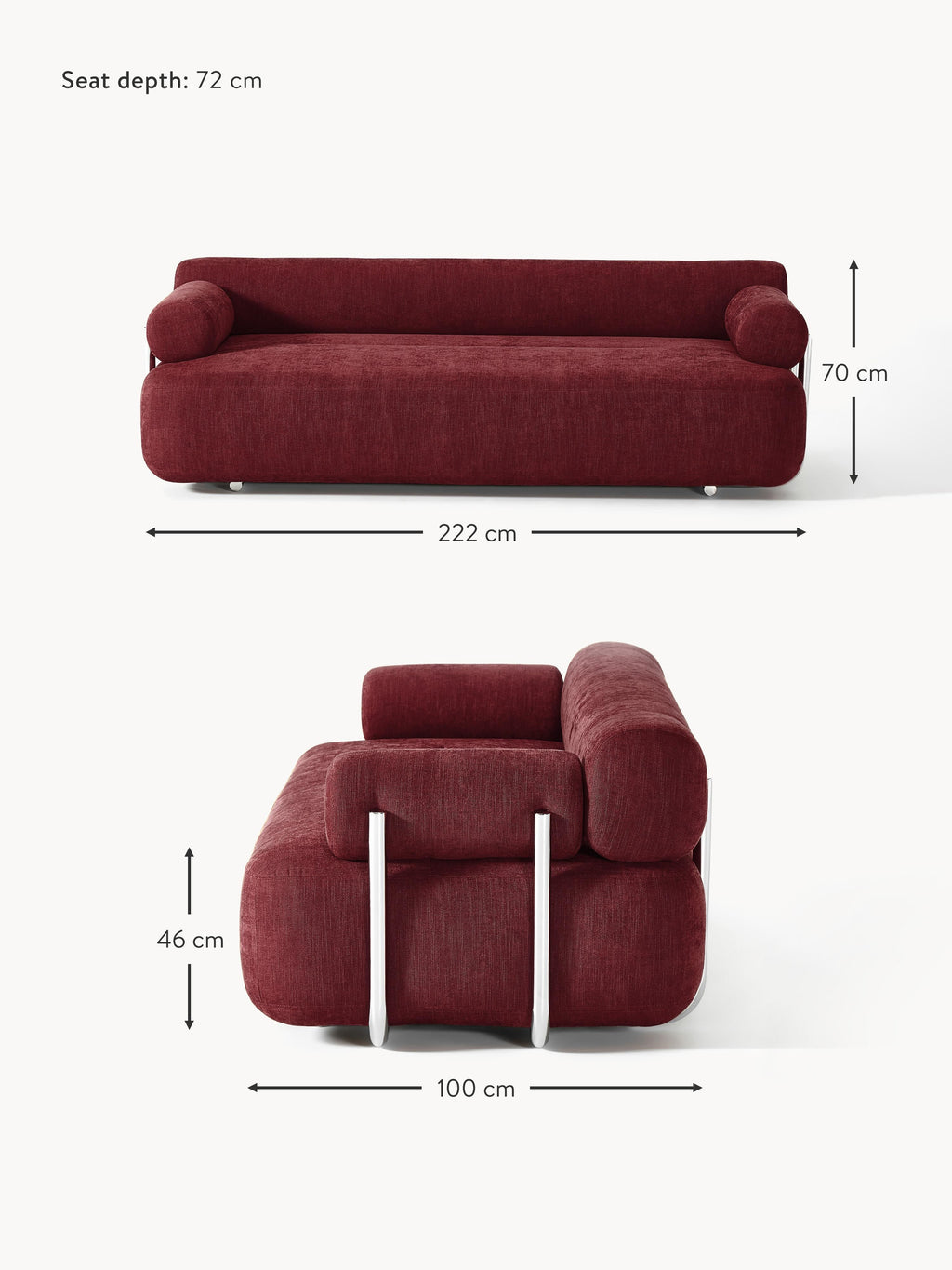 Sofa Stella (3-Sitzer)