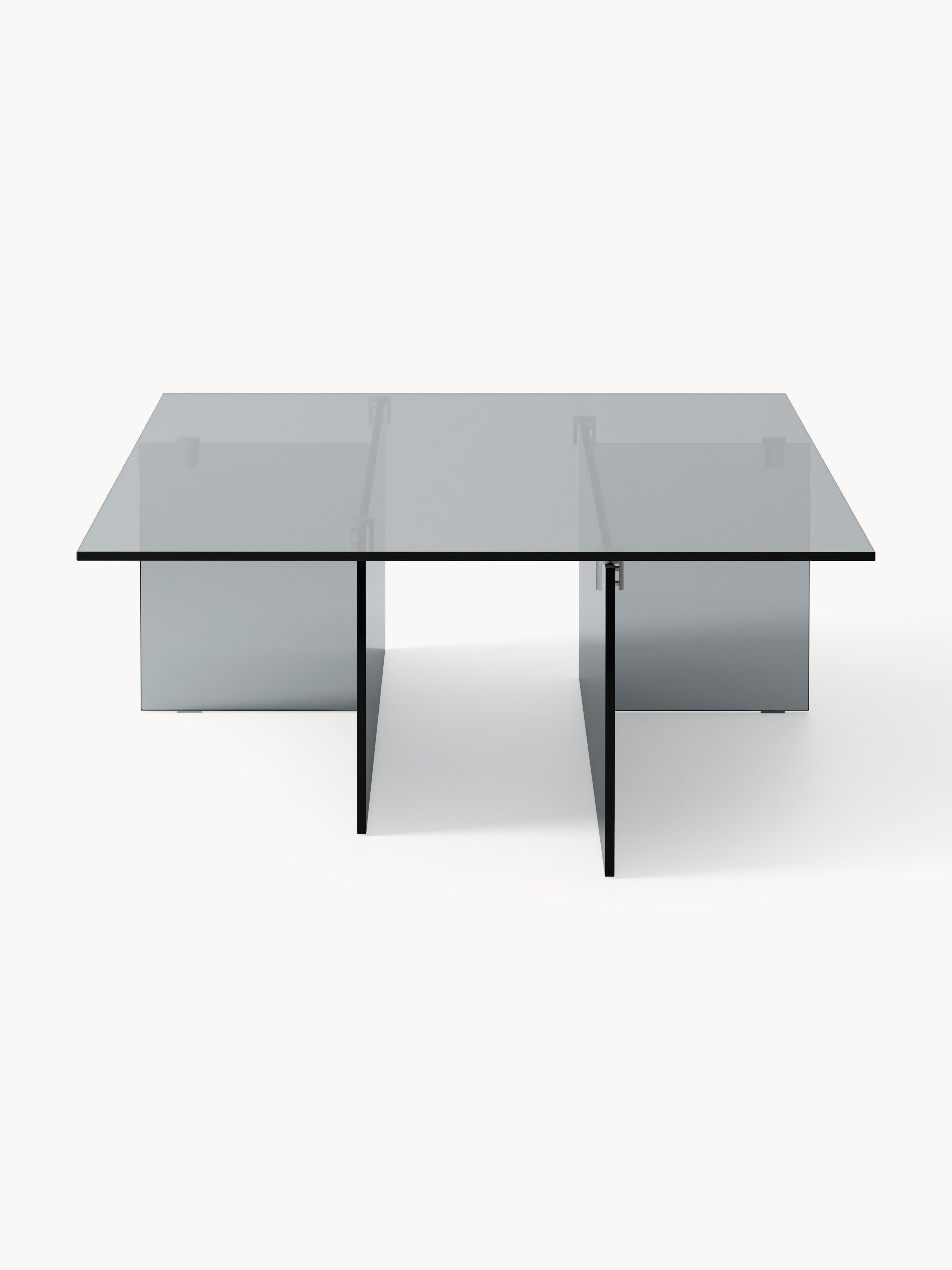 Großer Glas-Couchtisch Anouk, B 160 cm