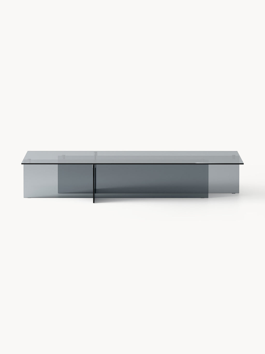 Großer Glas-Couchtisch Anouk, B 160 cm