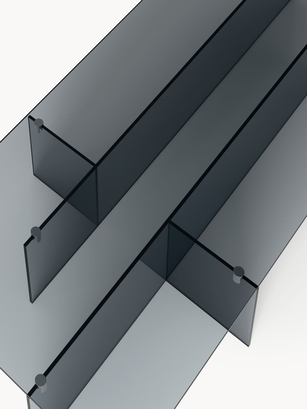 Großer Glas-Couchtisch Anouk, B 160 cm