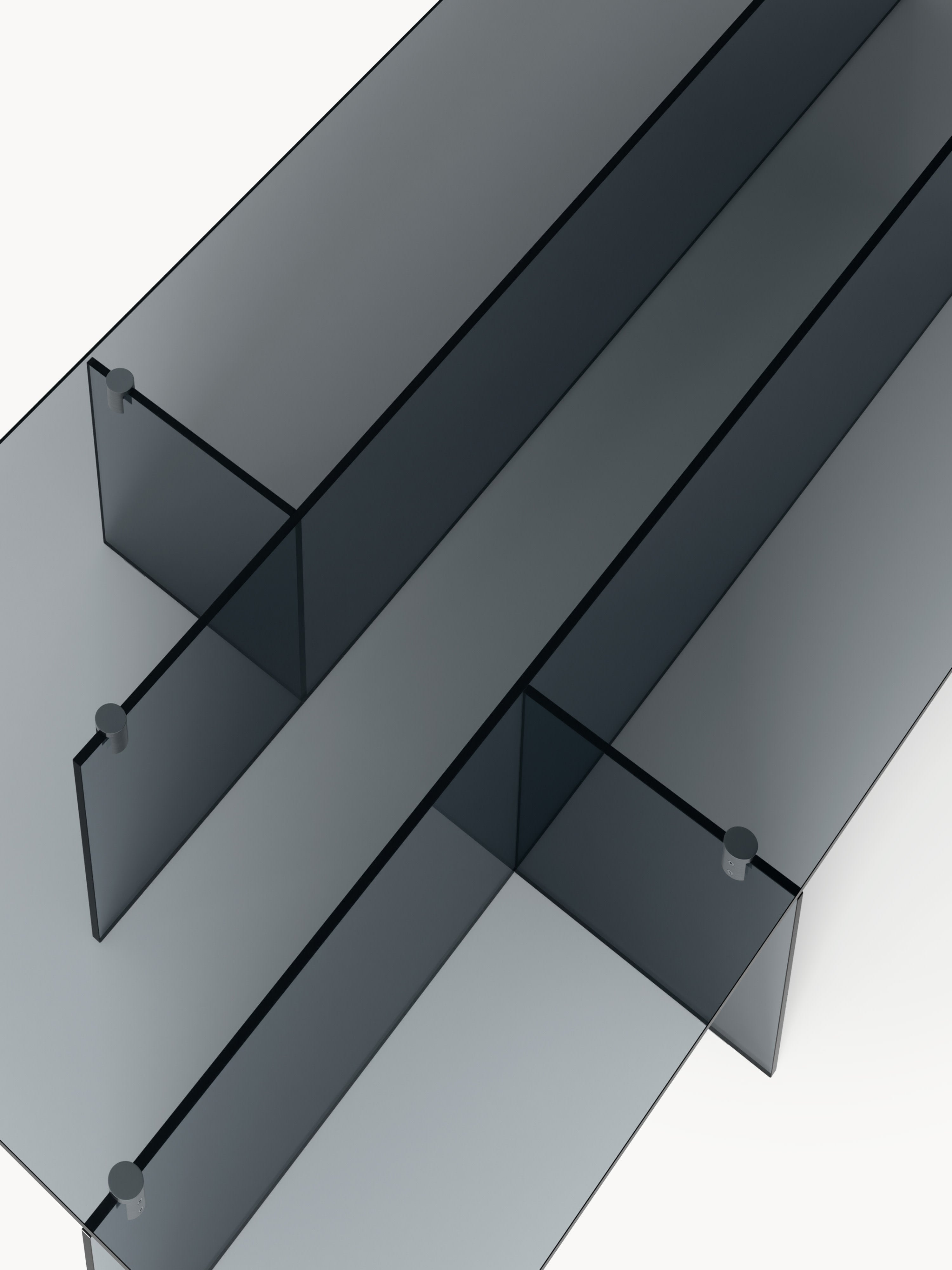 Großer Glas-Couchtisch Anouk, B 160 cm