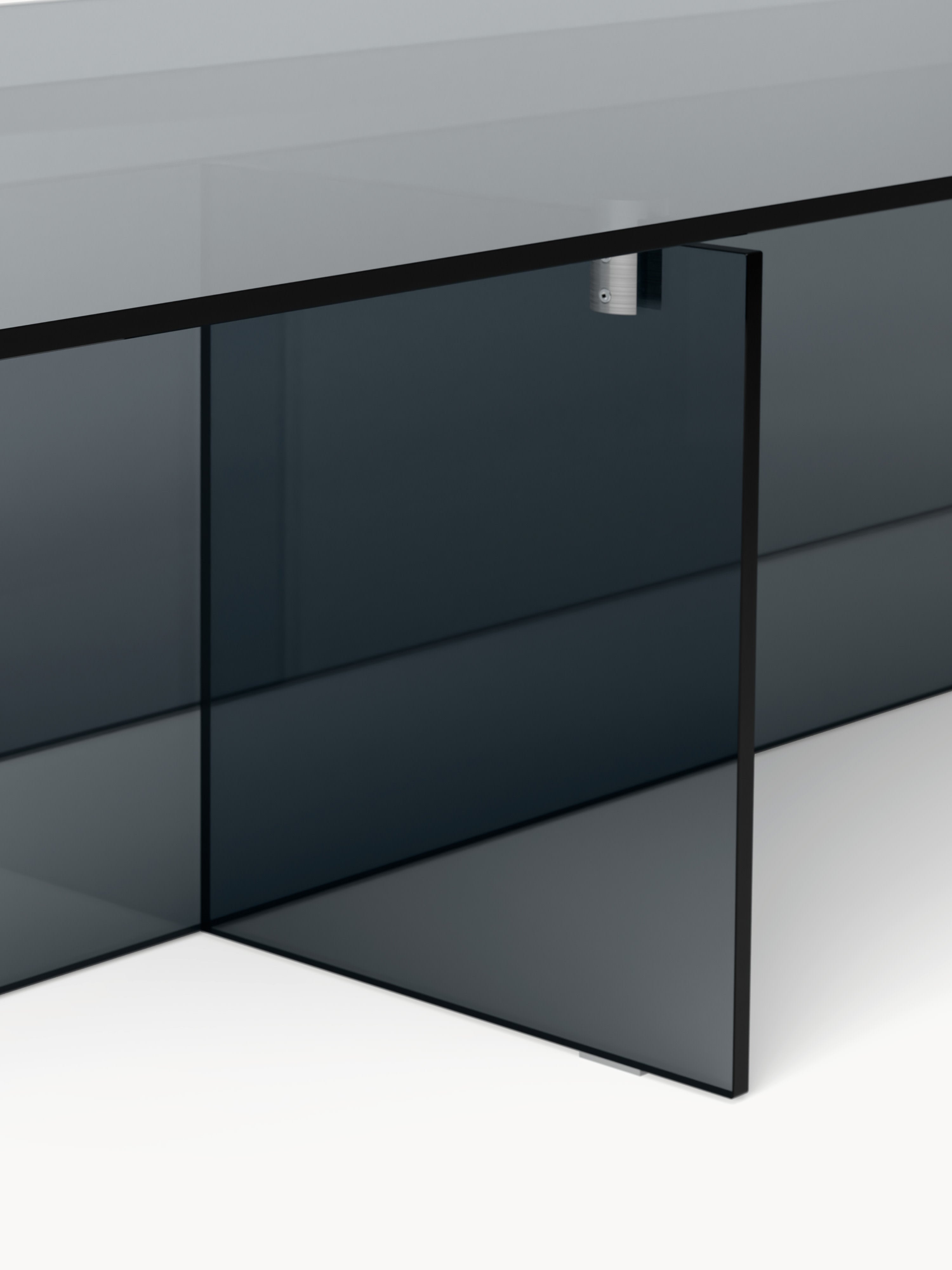 Großer Glas-Couchtisch Anouk, B 160 cm