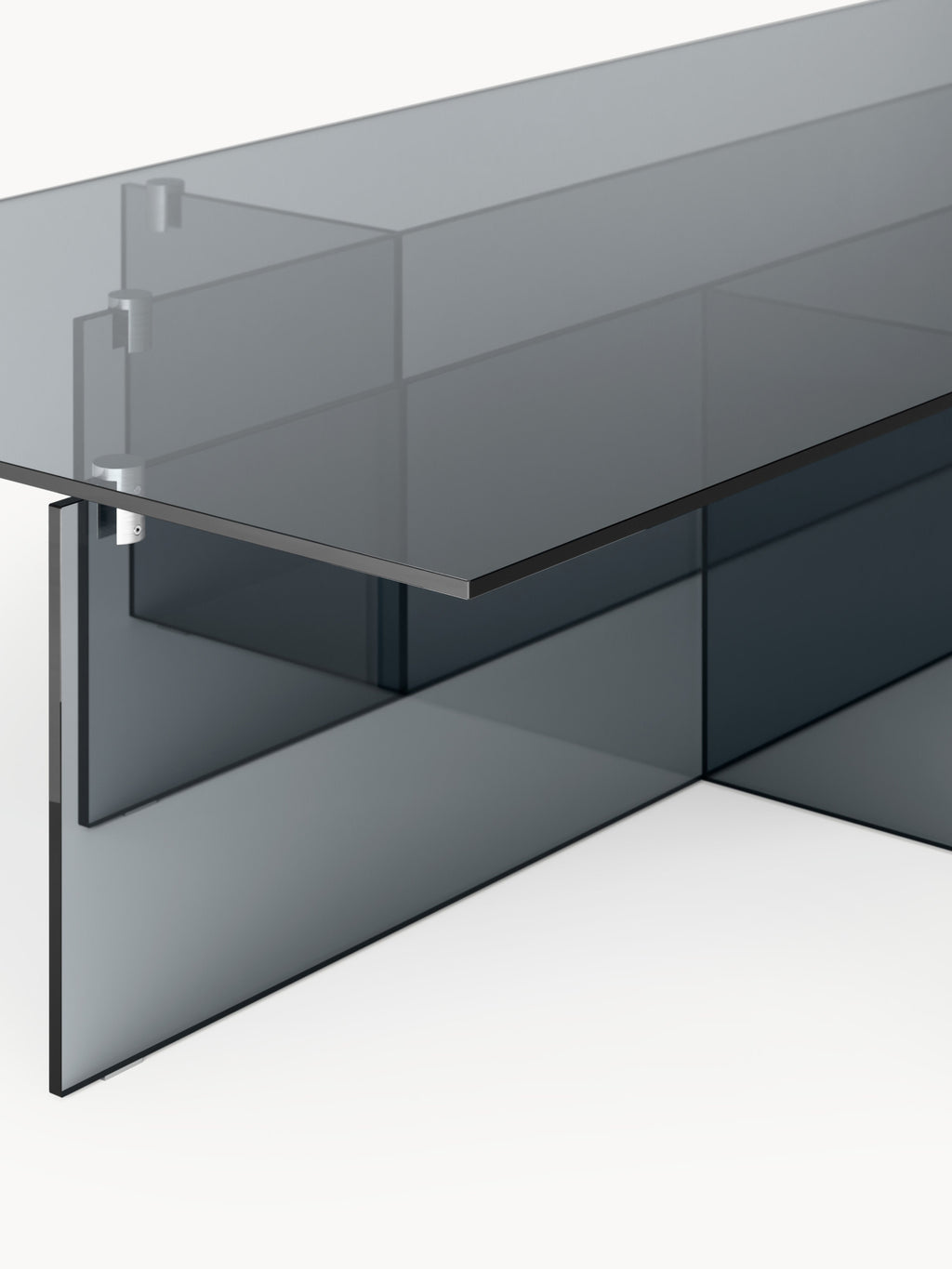Großer Glas-Couchtisch Anouk, B 160 cm