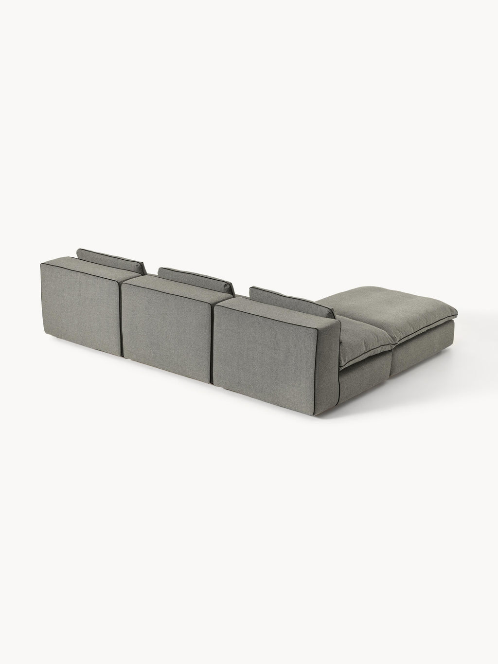 Modulares Sofa Felix mit Hocker (links/rechts)