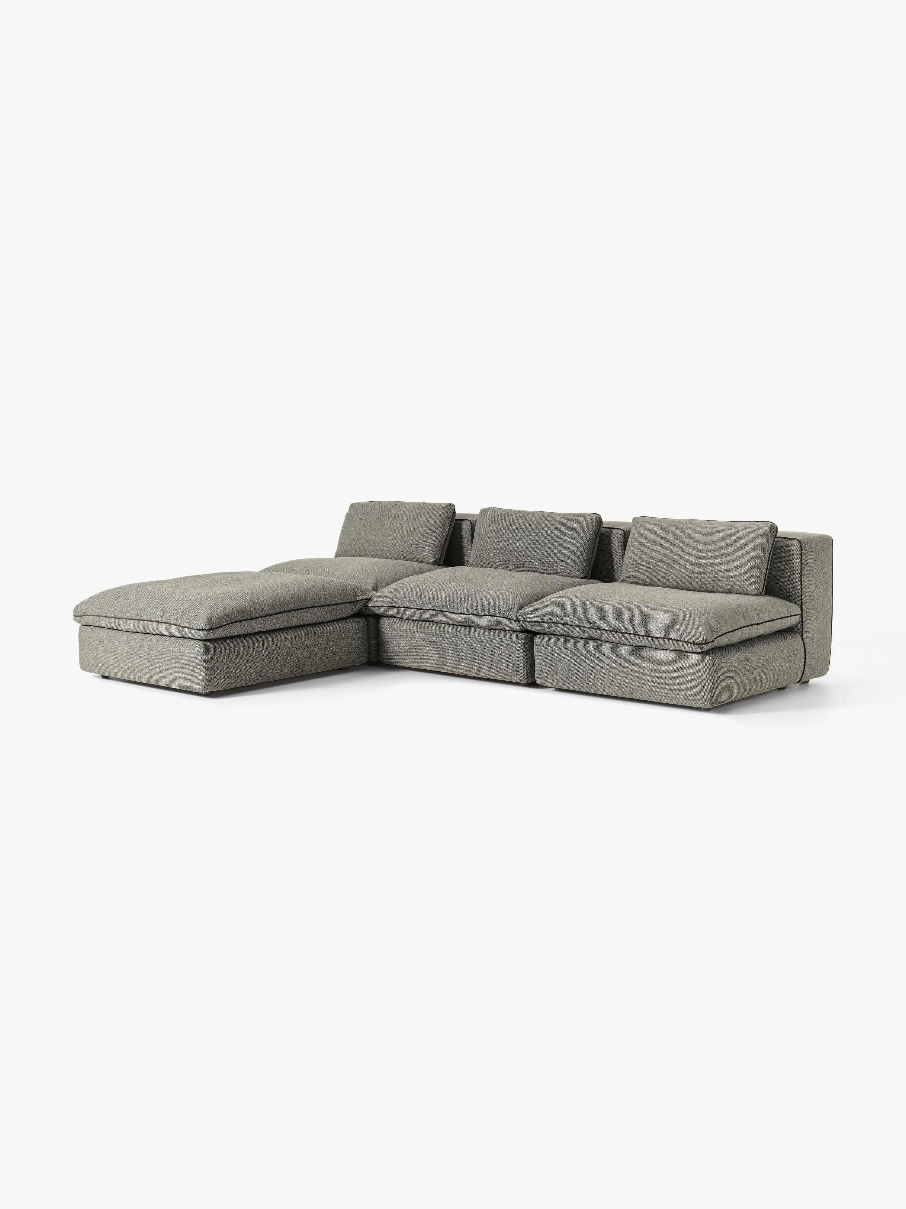Modulares Sofa Felix mit Hocker (links/rechts)