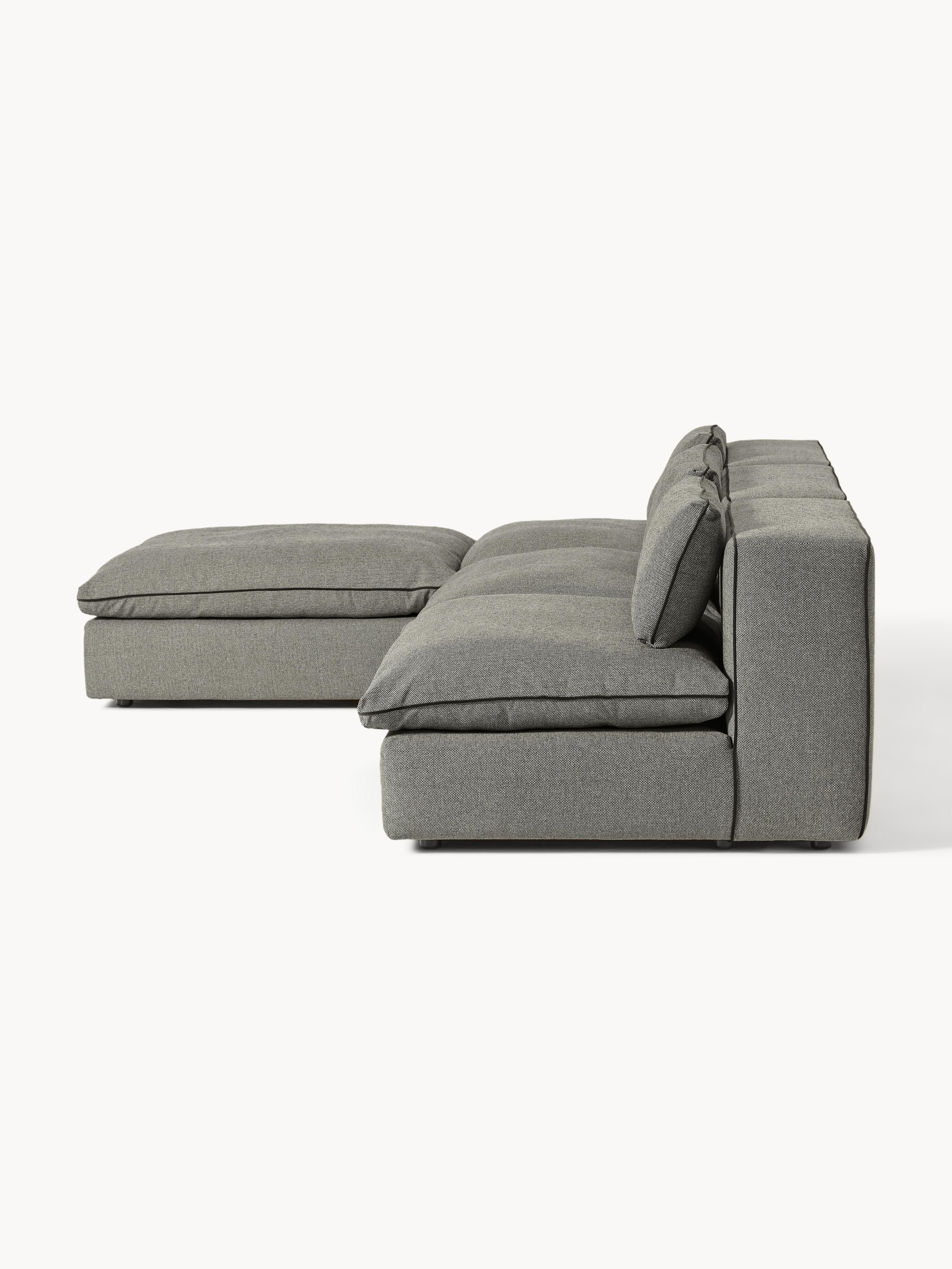 Modulares Sofa Felix mit Hocker (links/rechts)