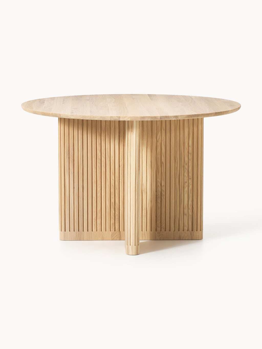 Runder Esstisch Jolka aus Eichenholz, Ø 120 cm