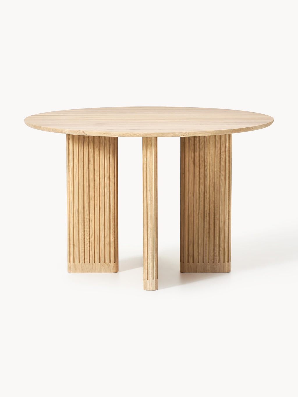 Runder Esstisch Jolka aus Eichenholz, Ø 120 cm