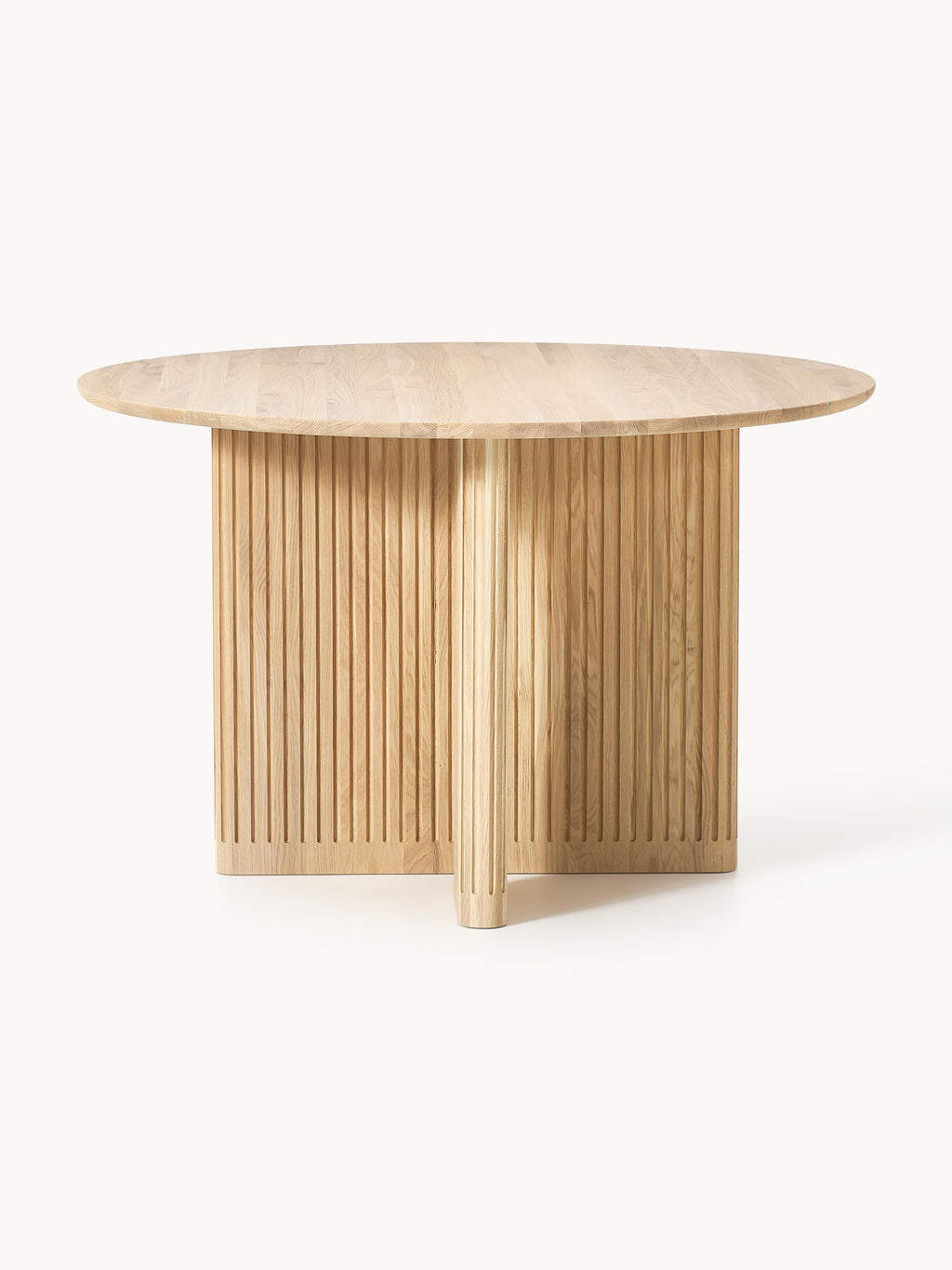 Runder Esstisch Jolka aus Eichenholz, Ø 120 cm