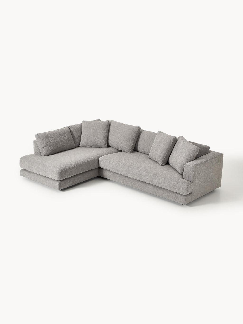 Bouclé-Ecksofa Tribeca