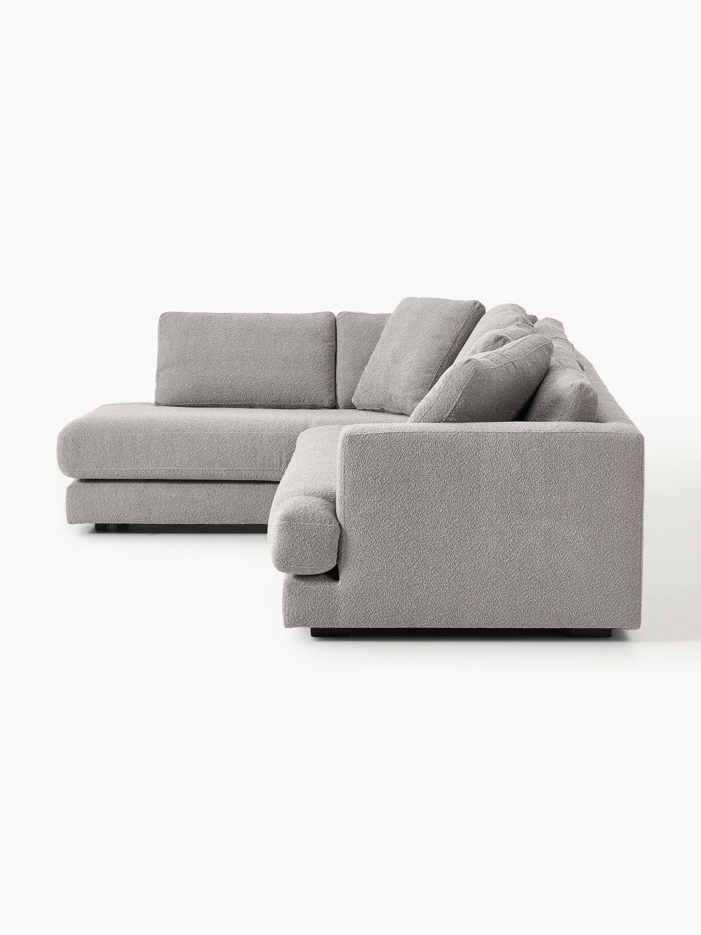 Bouclé-Ecksofa Tribeca