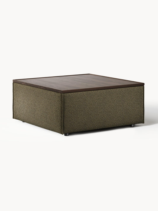 Galeriebild 1 - Sofa-Hocker Lennon aus Bouclé mit Stauraum