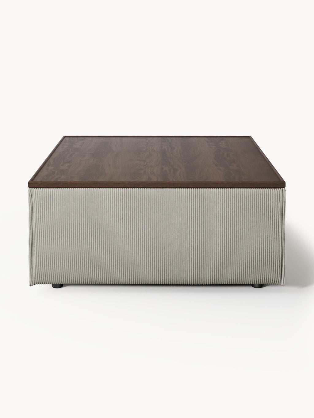 Sofa-Hocker Lennon aus Cord mit Stauraum