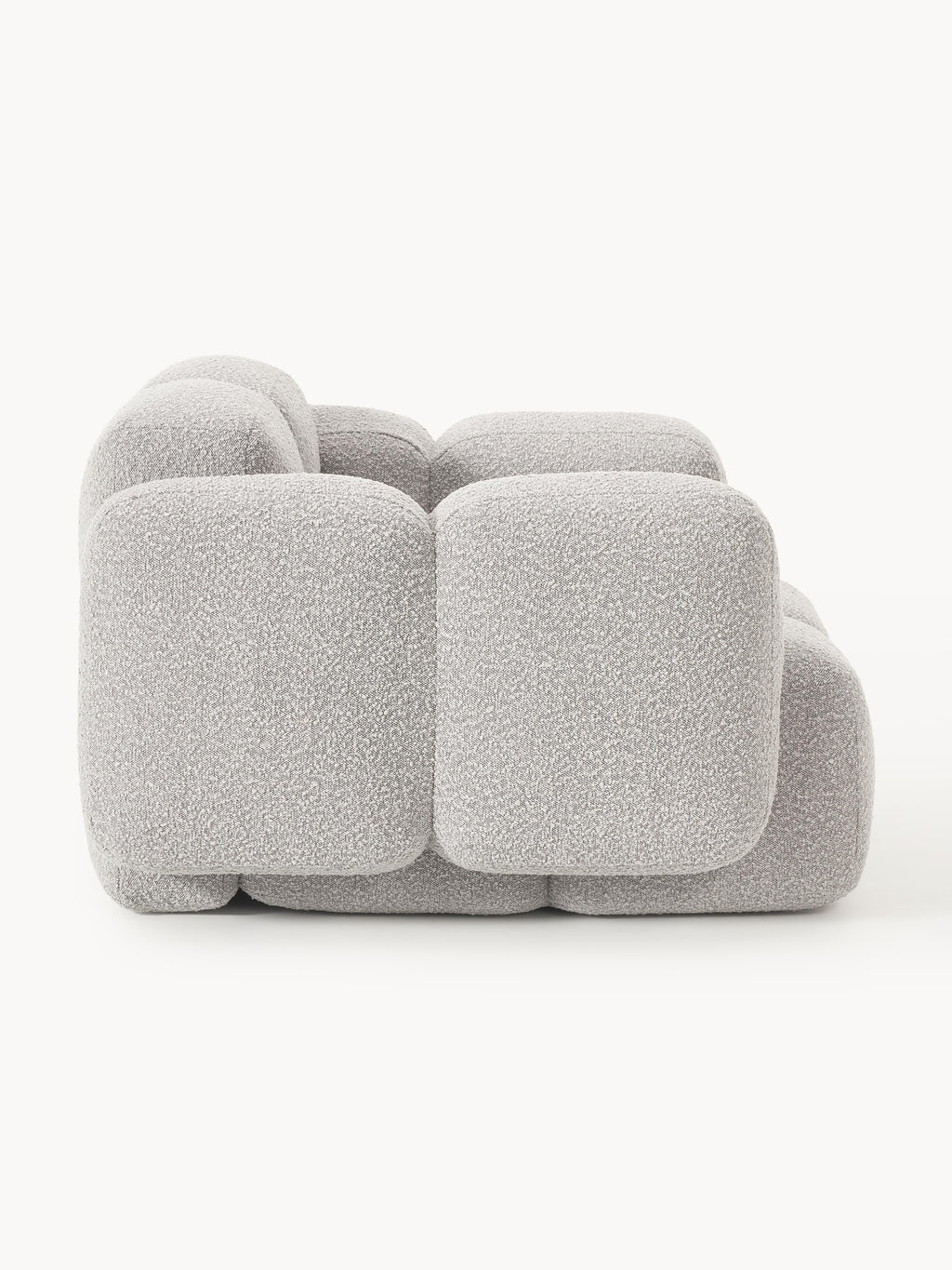Loungesessel Tayla aus Bouclé