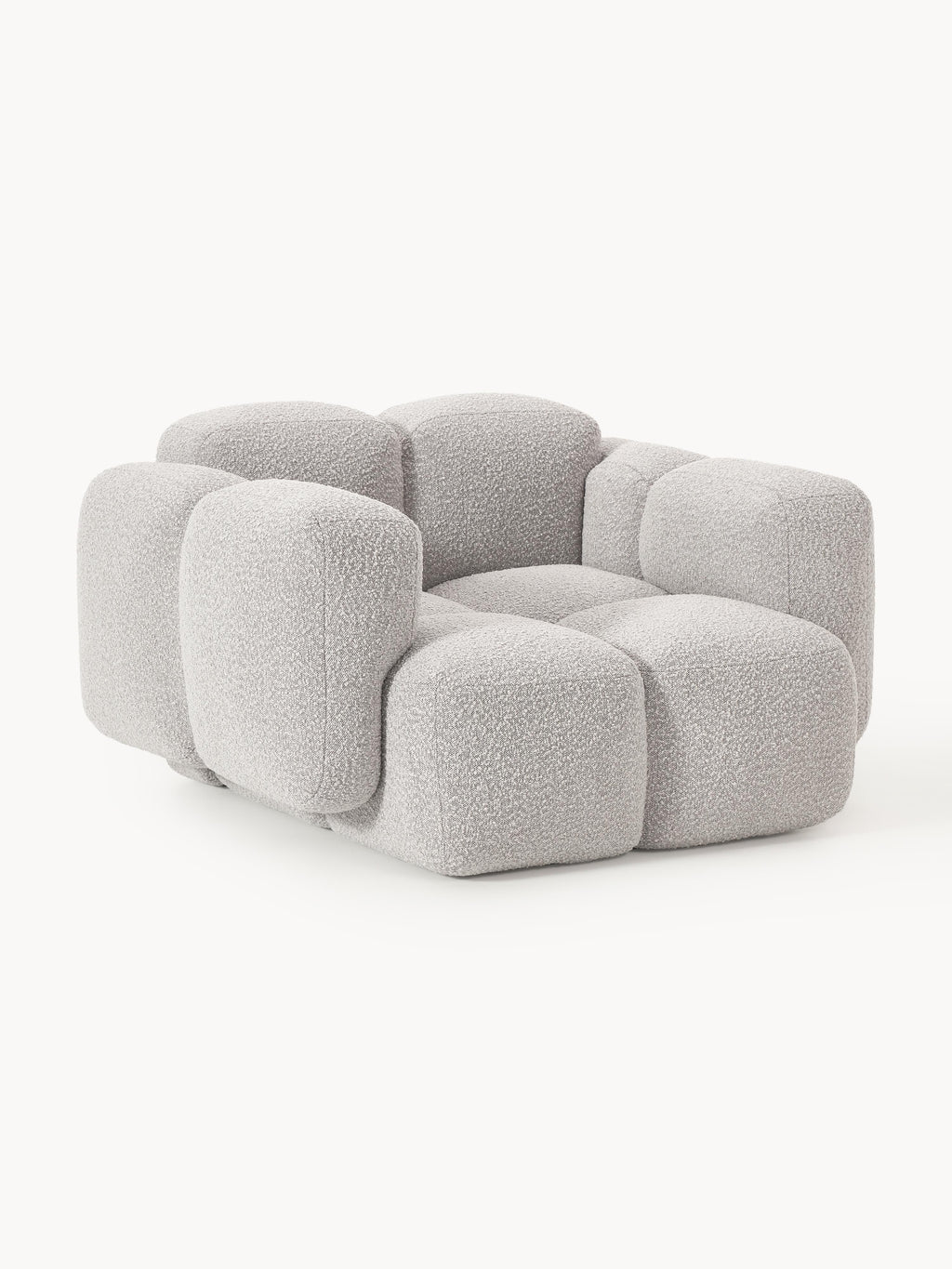 Galeriebild 1 - Loungesessel Tayla aus Bouclé