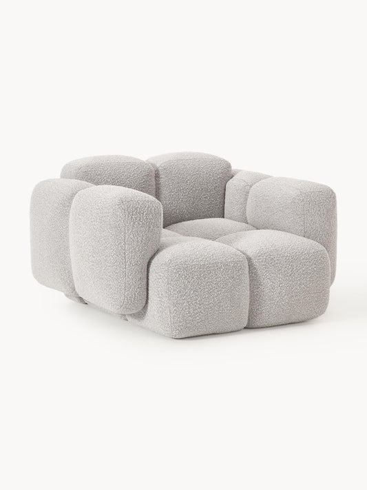 Galeriebild 1 - Loungesessel Tayla aus Bouclé